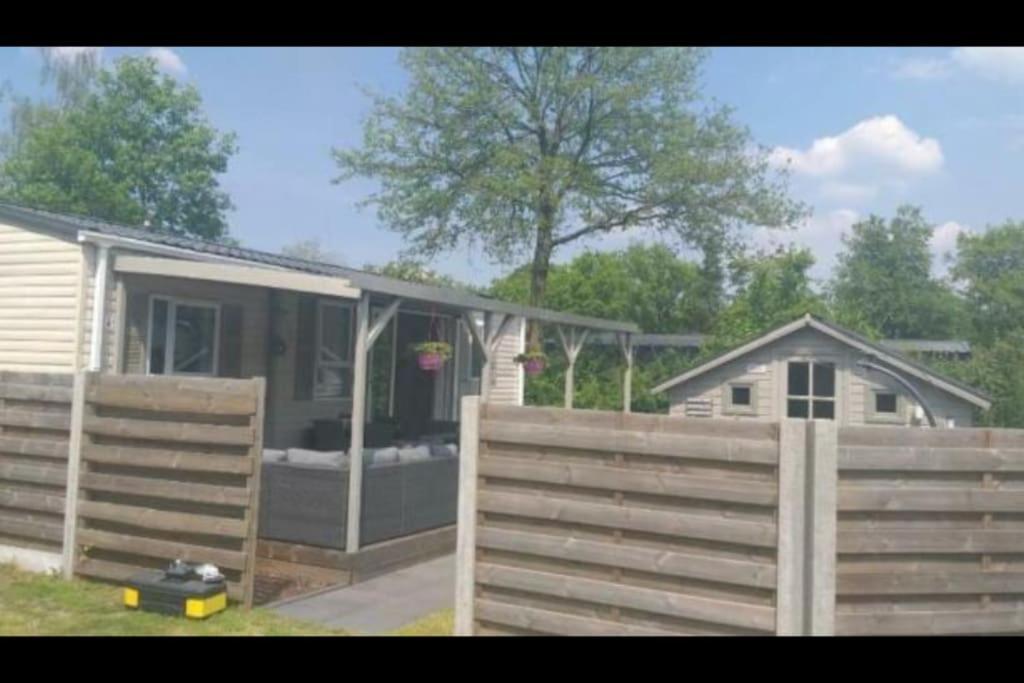 Chalet Te Huur Op *****Camping Terspegelt 4 Personen 埃尔瑟尔 外观 照片